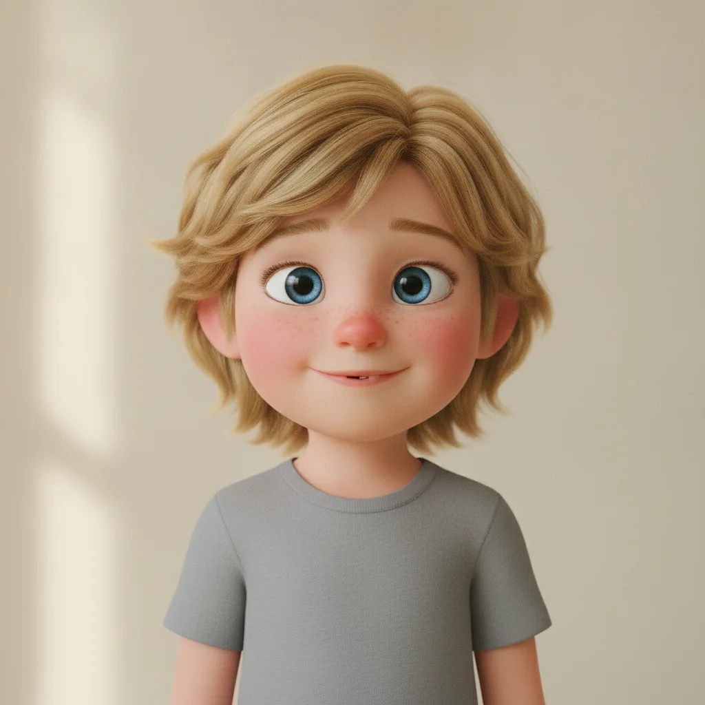 The same child as their storybook character