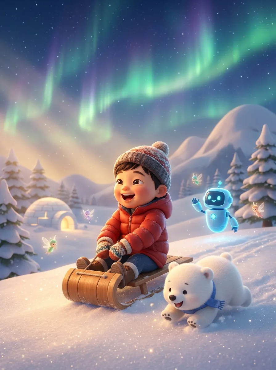 Journey to the Frozen North sample art