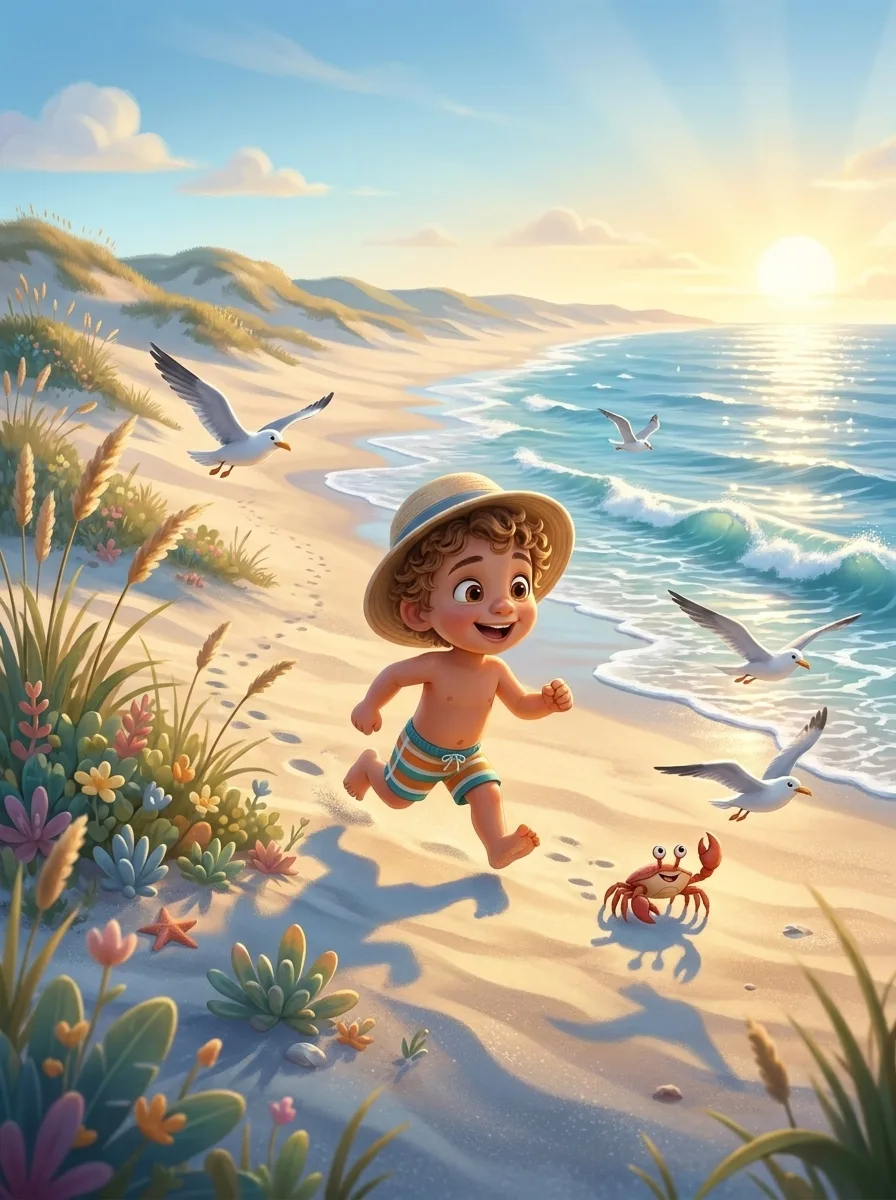 The Great Beach Day - chapter 1: Toes in the Sand