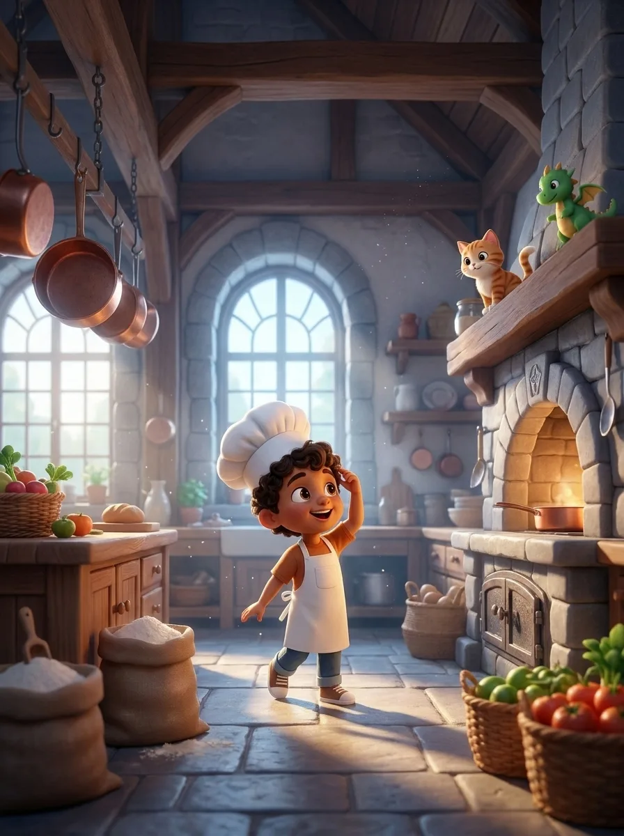 The Littlest Chef - chapter 1: The Tall White Hat