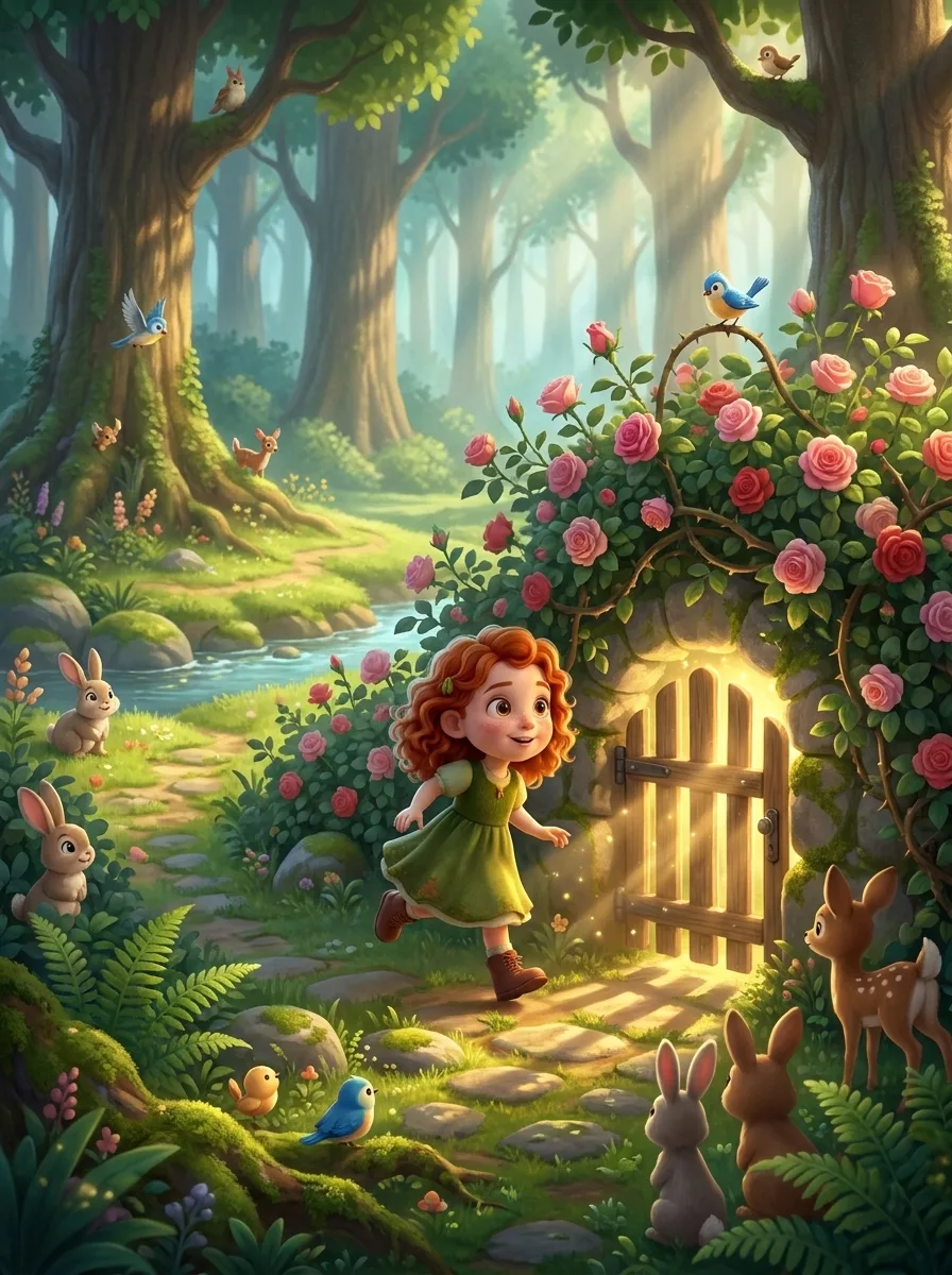 The Secret Fairy Garden - chapter 1: The Glowing Gate