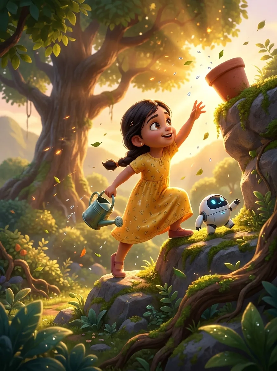 The Little Gardener - chapter 2: Waiting and Watering