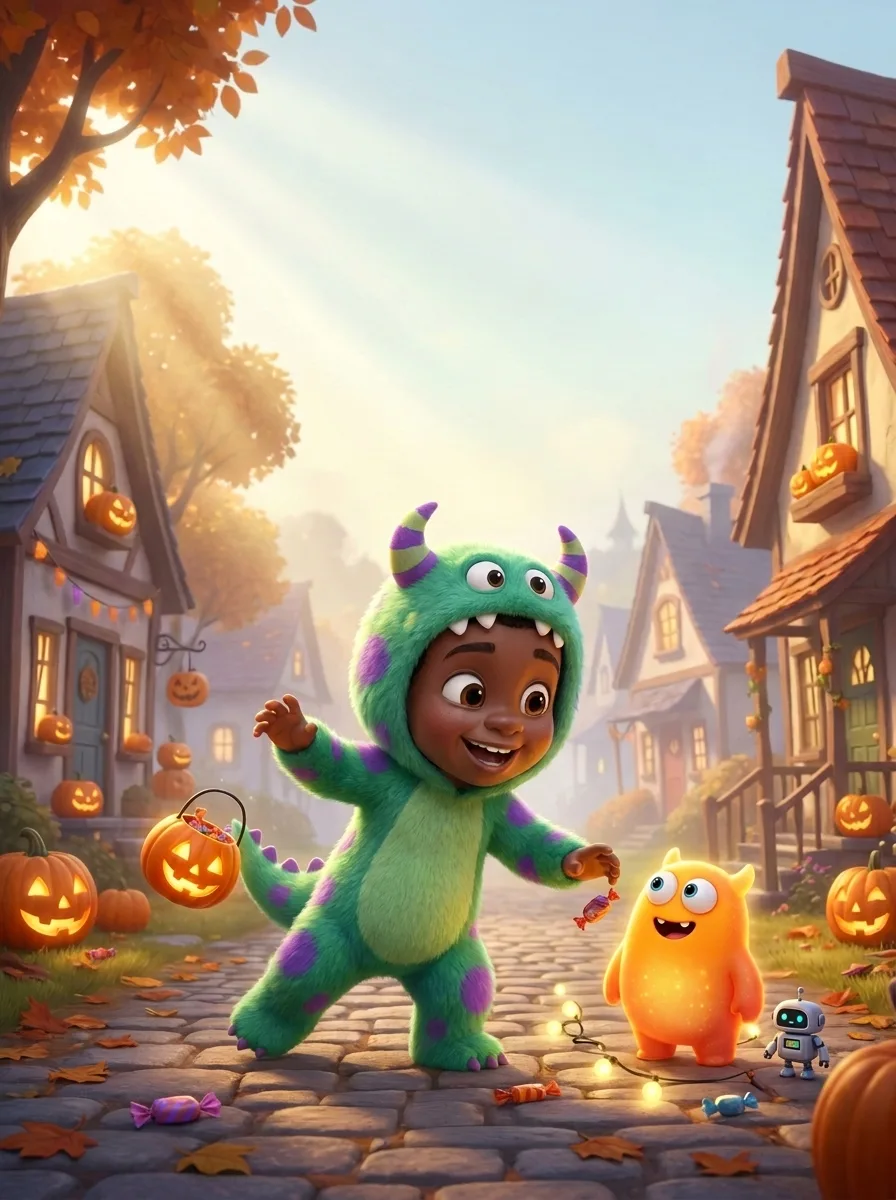 The Friendly Little Monster illustration 3