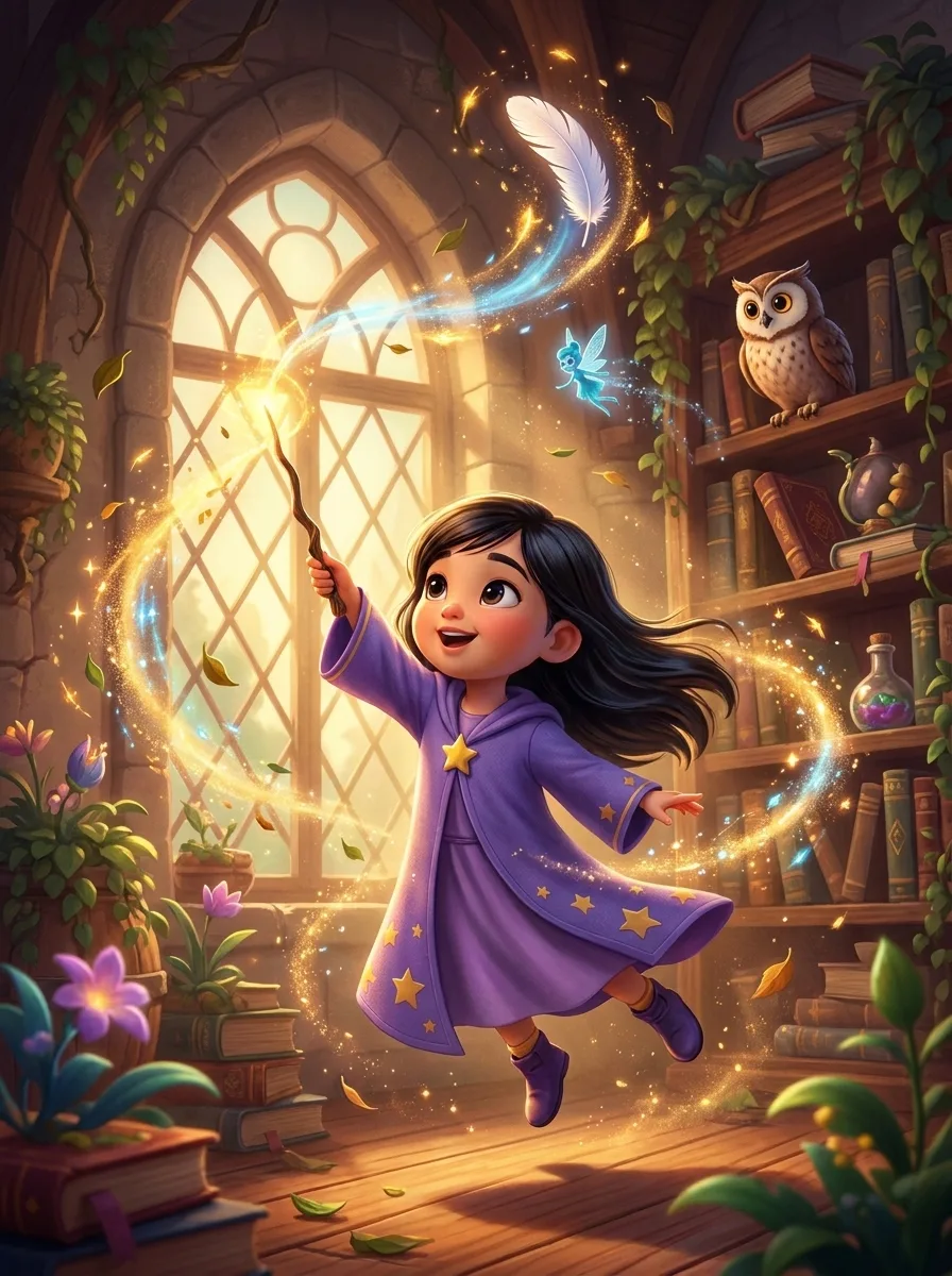 The School of Magic - chapter 2: First Spell