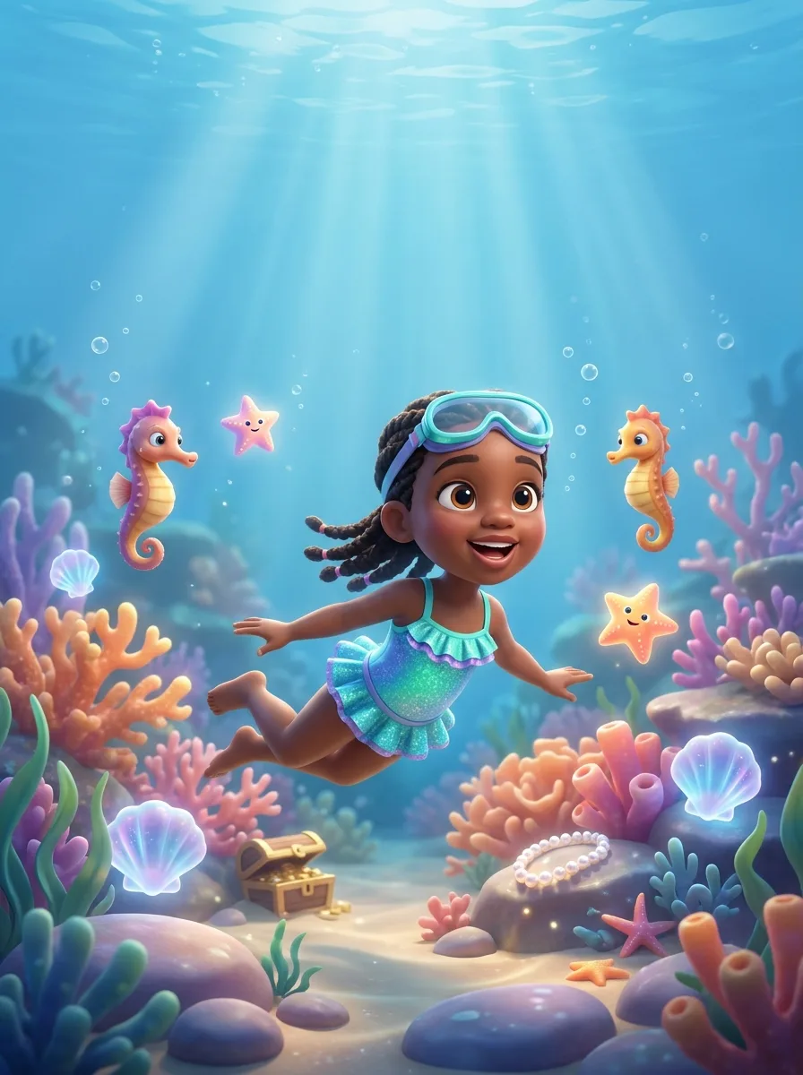 The Mermaid's Song - personalized children's book cover