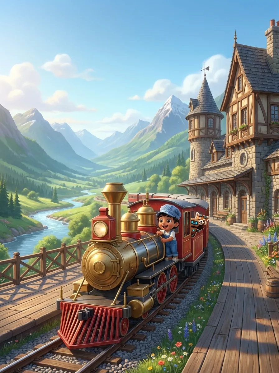 The Little Train Driver - chapter 1: All Aboard
