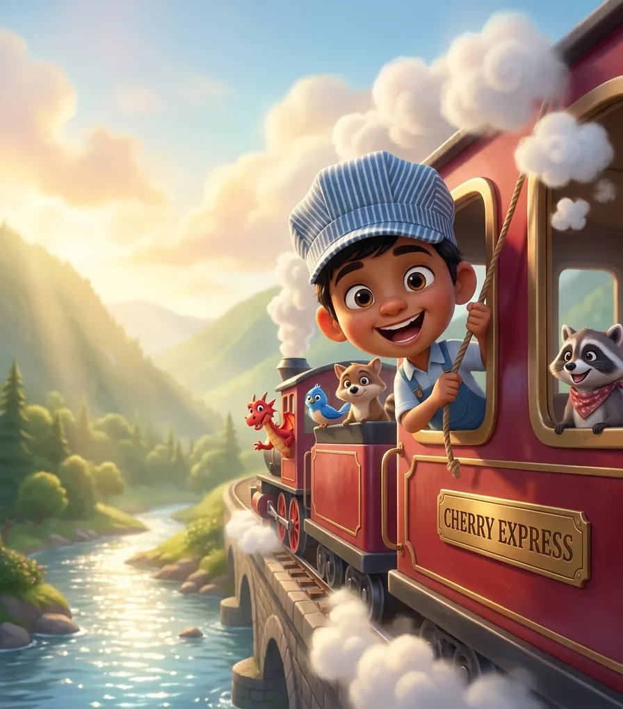 The Little Train Driver sample art